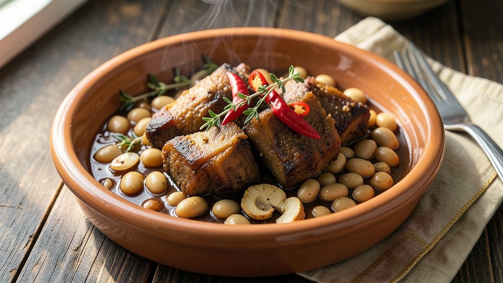 Authentic Jamaican Oxtail With Butter Beans Recipe: Slow-Braised Richness and Earthy Harmony