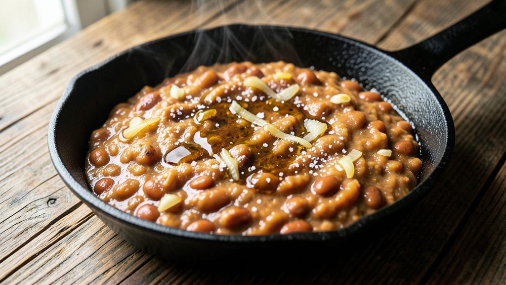 Authentic Mexican Refried Beans Recipe With Canned Beans: Lard-Infused Creaminess Without the Lumpy Mess
