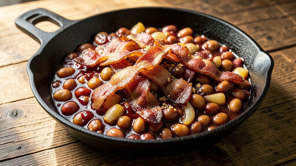 Baked Beans Recipe Using Bush's Original Baked Beans: Smoky-Sweet One-Pot Tradition with Bacon Crunch