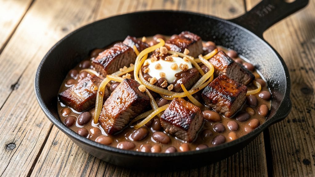 Baked Beans With Brisket Recipe: Smoky-Sweet Slow-Cooked Harmony