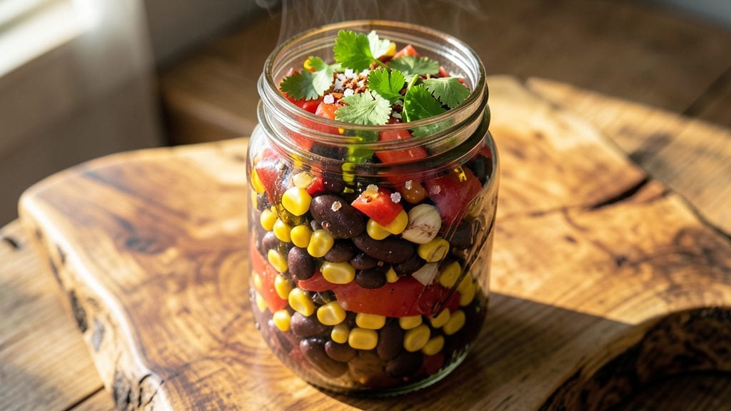 Ball Canning Recipe for Black Bean and Corn Salsa: Bright and Zesty Preservation in Glass