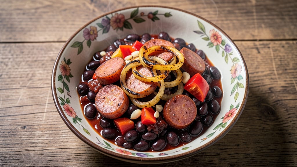 Baracho Beans Recipe: Slow-Simmered Smokiness With Andouille Crunch