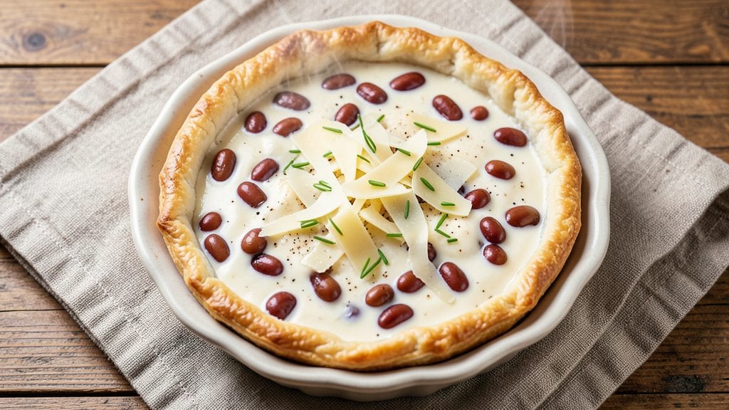 Bean Quiche Recipe: Flaky Crust With Hearty Bean Filling