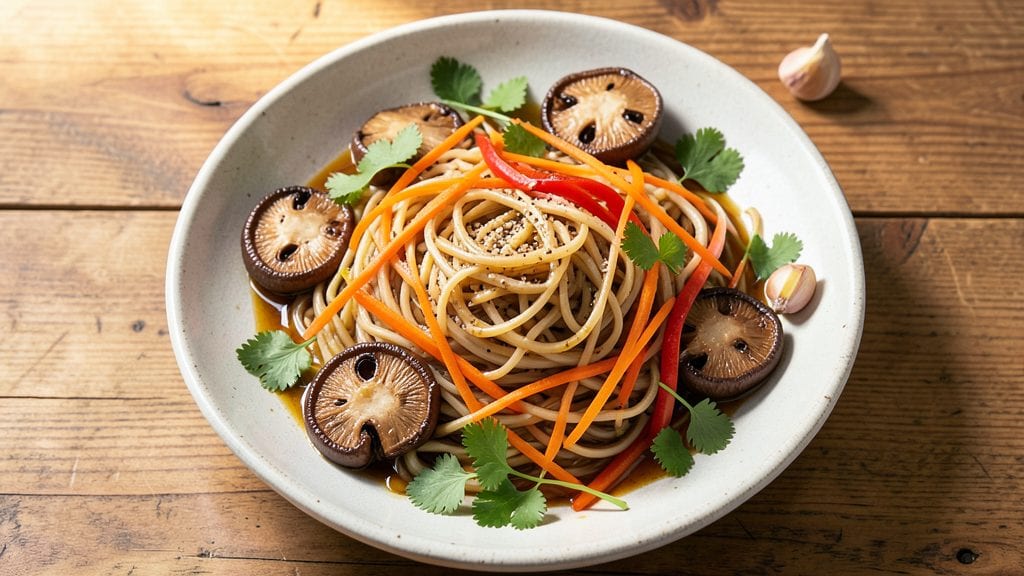 Bean Vermicelli Recipe: Silky Noodles With Earthy Mushroom Depth