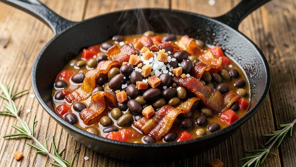 Betty Crocker Baked Beans Recipe: Smoky Bacon Crunch Over Sweet Tomato Base