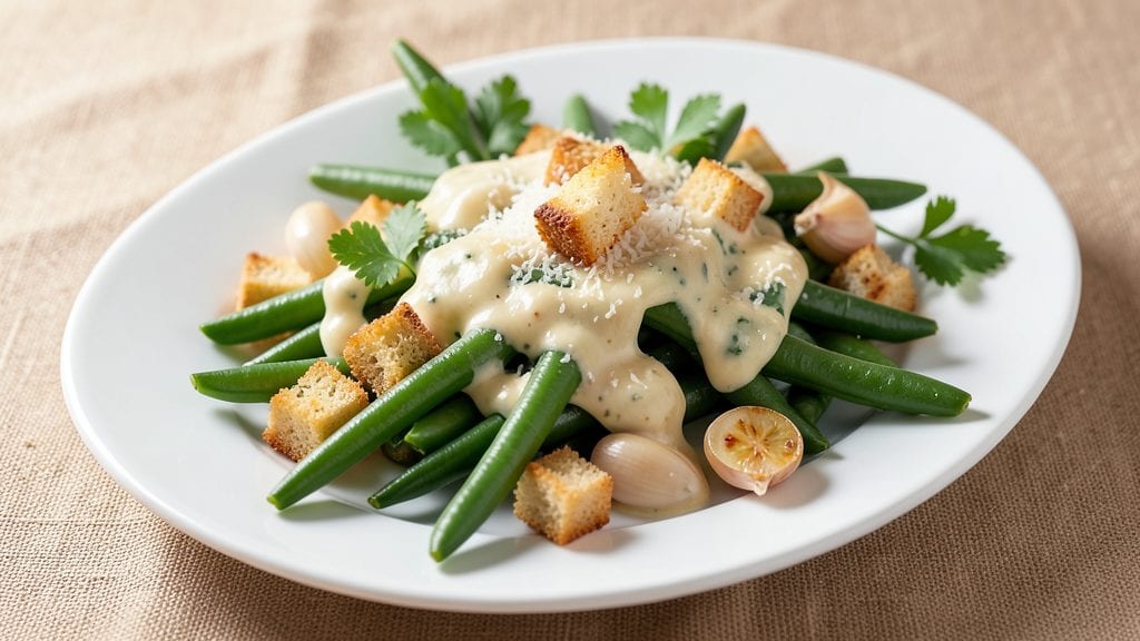 Betty Crocker Green Bean Caesar Salad Recipe: Crunchy Parmesan and Caesar Dressing Magic