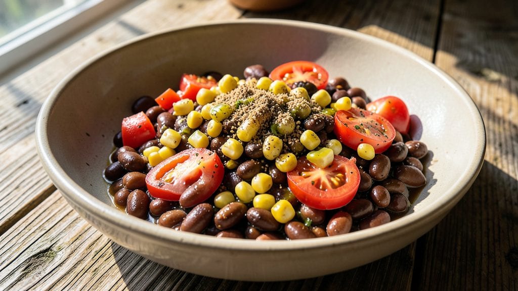 Black Beans, Corn, Rotel, and Tomato Recipe: One-Pot Fiesta with Smoky Cumin Heat