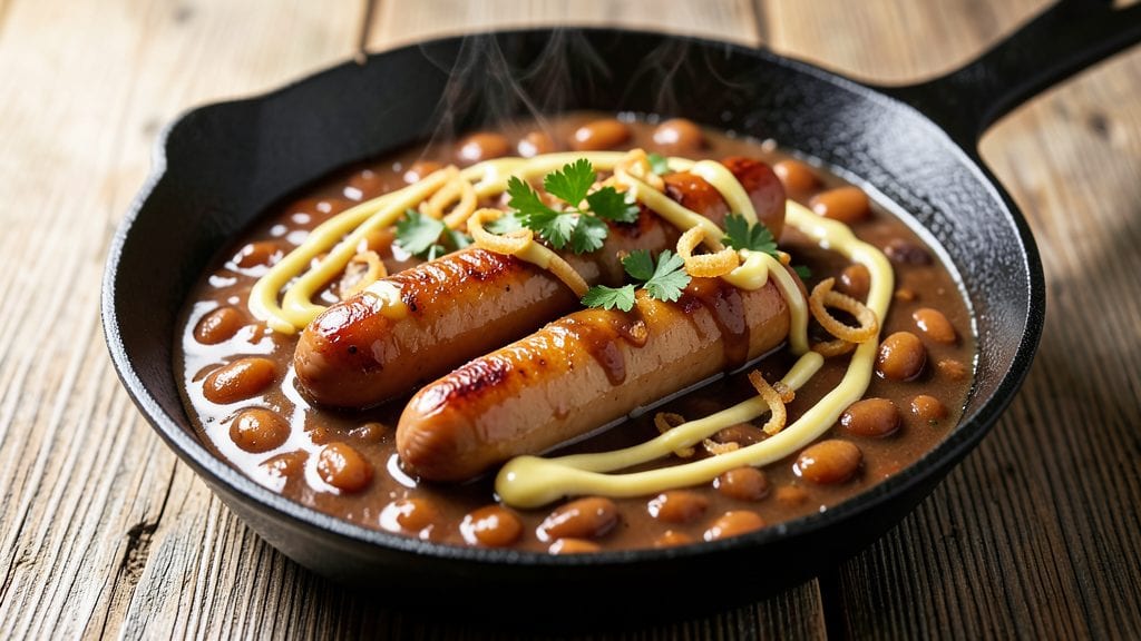 Bush's Baked Beans and Hot Dogs Recipe: Classic Ballpark Crunch in One Pot