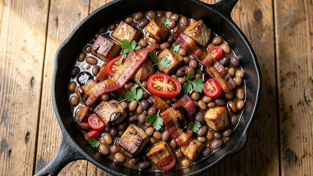Bush's Baked Beans Copycat Recipe: Smoky Bacon Crunch Over Velvety Tomato Base