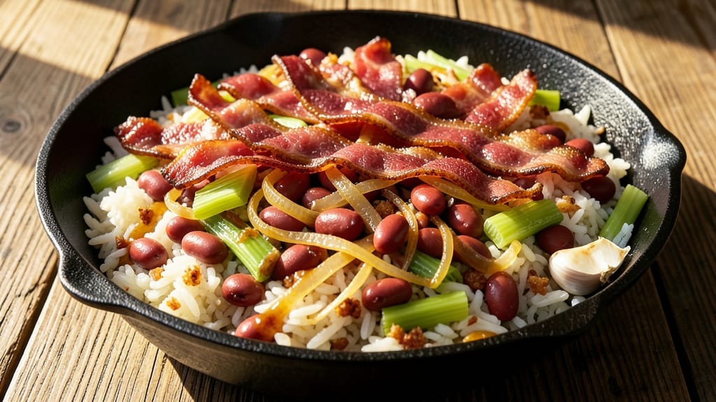 Bush's Beans Hoppin John Recipe: Smoky Bacon-Crusted Comfort in One Pot
