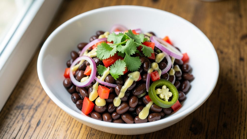 Bush's Black Bean Salad Recipe: Zesty Lime and Cilantro Freshness