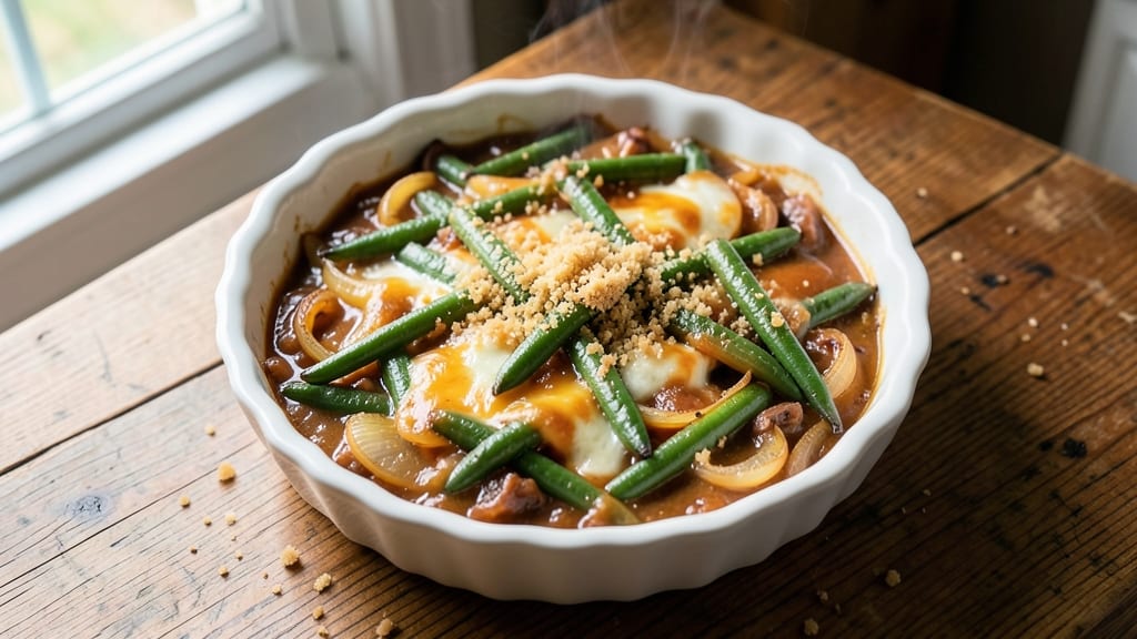 Campbell's French Onion Green Bean Casserole Recipe: Crispy Top, Creamy Mushroom Dream