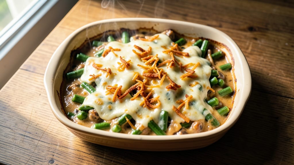 Campbell's Green Bean Casserole Double Recipe: Crispy Top, Creamy Mushroom Bliss