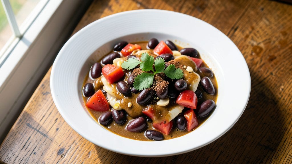 Chili's Black Bean Copycat Recipe: Creamy Cumin-Kissed Beans with Bacon Bits