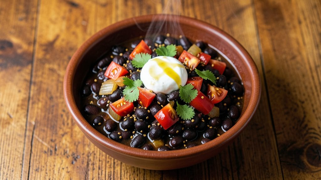 Chili's Restaurant Black Bean Burrito Bowl Recipe: Smoky Bacon-Caramelized Bean Magic