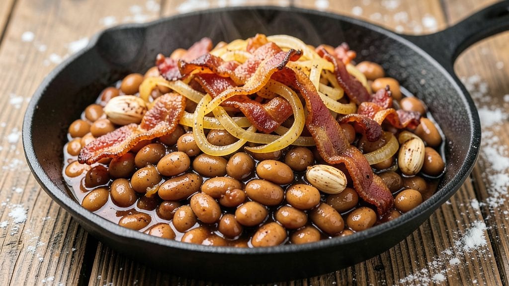 Cowboy Beans BBQ Recipe: Smoky-Sweet Slow Cooker with Bacon Crunch