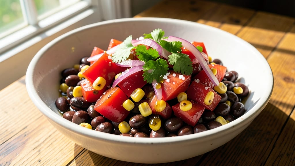Fresh Tomato, Corn, and Black Bean Salsa Recipe: Bright, Zesty Layers in 15 Minutes