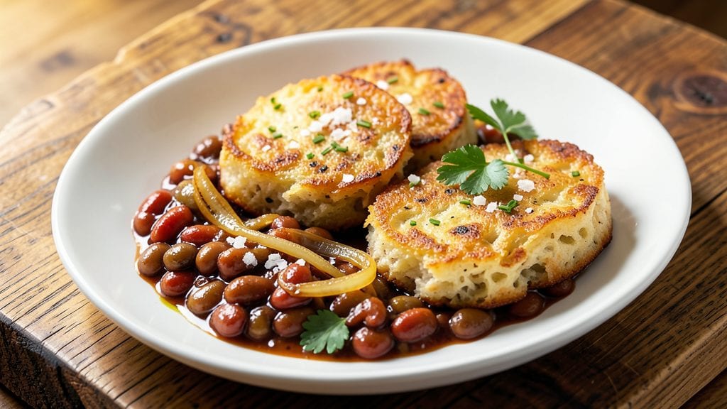Gordon Ramsay Baked Beans and Potato Cakes Recipe: Crispy Top, Creamy Core Duo