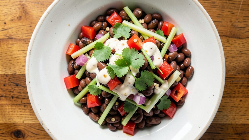 Goya Bean Salad Recipe: Creamy, Crunchy Layers With Bacon Bits