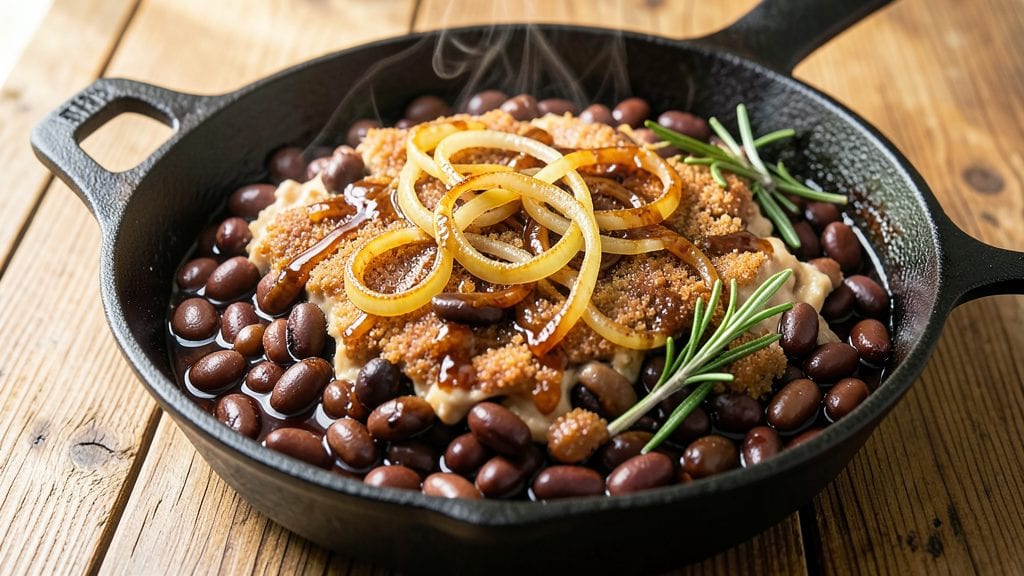 Grandma Browns' Copycat Baked Beans Recipe: Caramelized Onion Crunch on Creamy Tomato Base