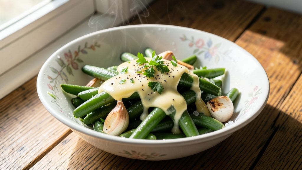 Grandma's Green Beans Recipe: Buttery Garlic Sauté With Crisp-Tender Blanching