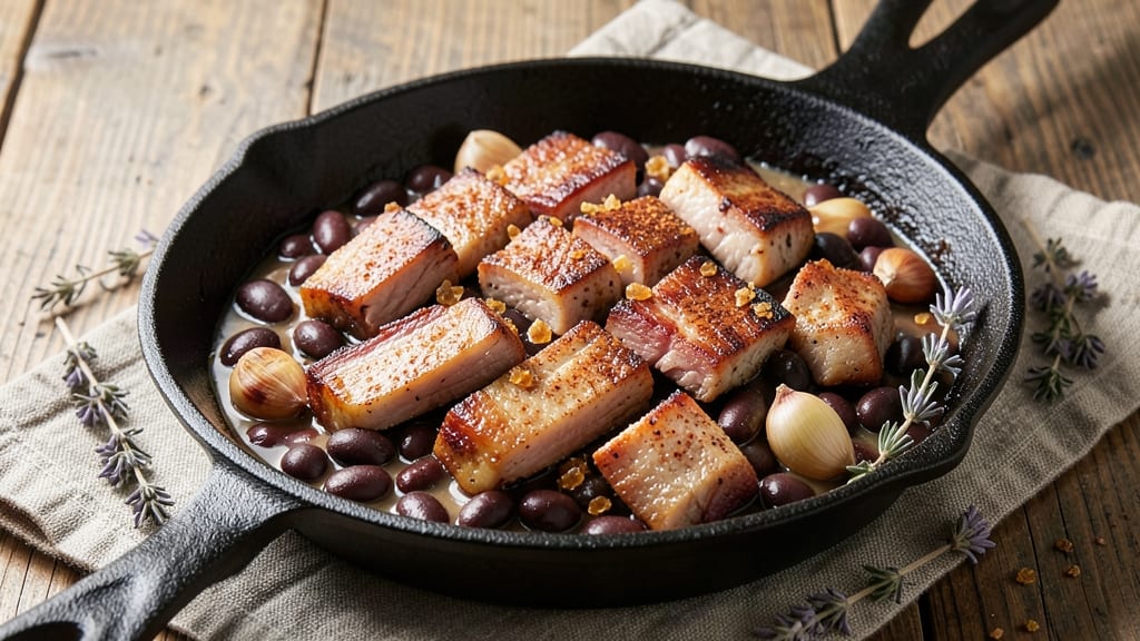 Ham and Canned Beans Recipe: Smoky Garlic-Infused One-Pot Heartiness