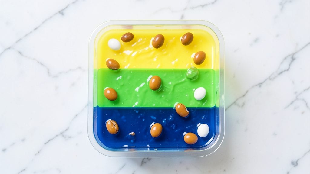 Jello Bean Mold Recipe: Layered Rainbow Swirls in 10 Minutes