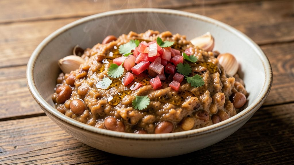 Mexican Refried Beans Recipe With Canned Beans: Lumpy Texture Secret for Authentic Flavor