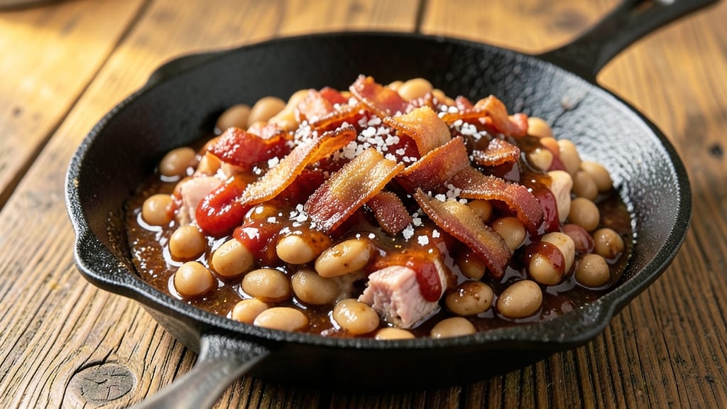 Old Fashioned Baked Beans Recipe With Canned Beans: Molasses-Kissed Crunch and Tomato Harmony