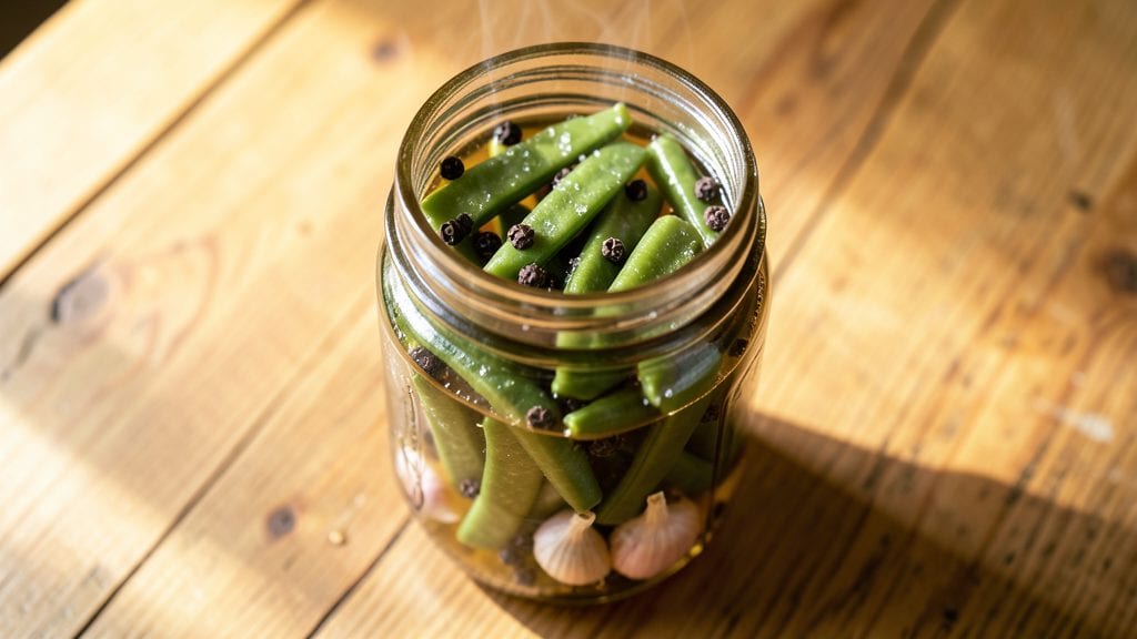 Old Fashioned Pickled Green Beans Recipe: Crunchy Vinegar-Kissed Heirloom Beans in 15 Minutes