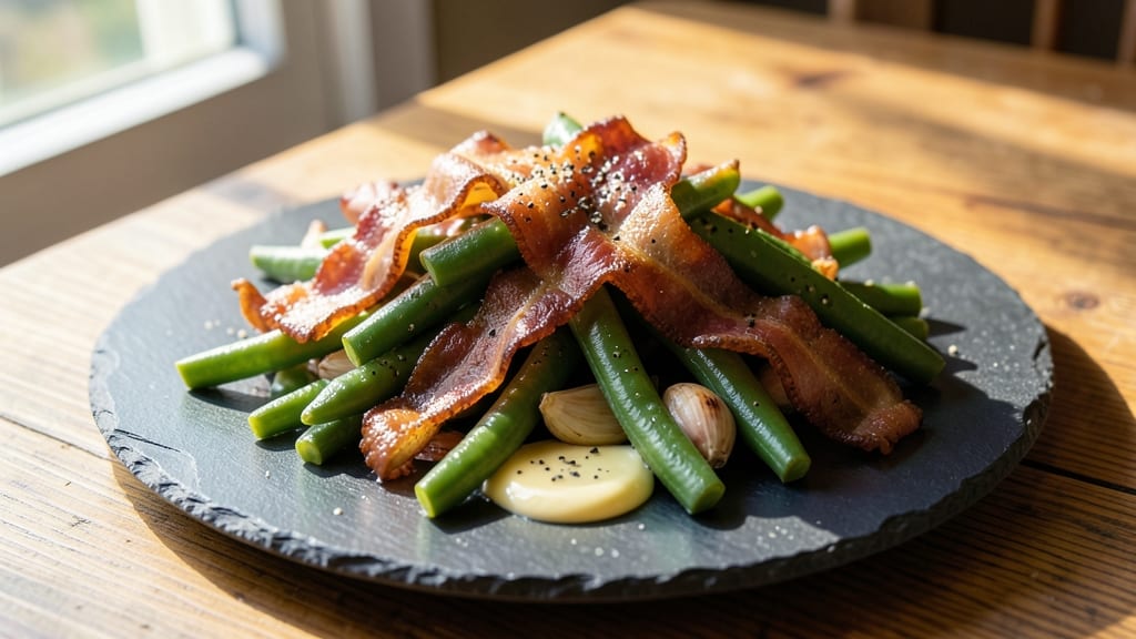 Razzoo's Green Beans Recipe: Smoky Bacon-Infused Crunch With Garlic Zest