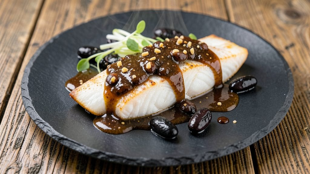 Steamed Fish Fillet With Black Bean Sauce Recipe: Silky Sauce and Flaky Fish Harmony