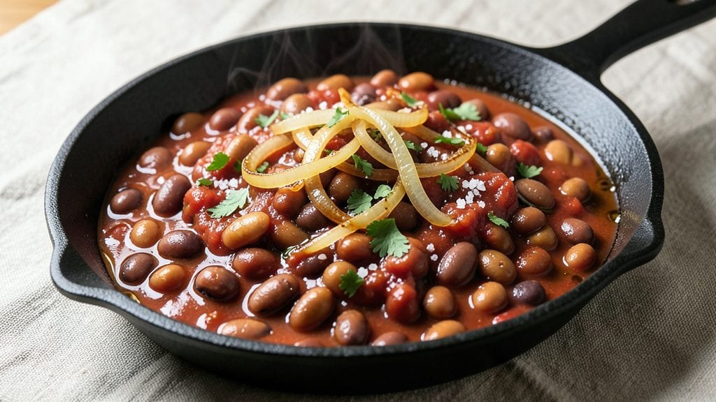 Trader Joe's Baked Beans in Tomato Sauce Recipe: Vinegar-Kissed Depth With Caramelized Onion Layers