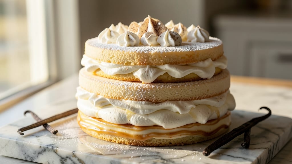 Trader Joe's Chantilly Cream Vanilla Bean Cake Recipe: Light-as-Air Layers With Vanilla Bean Swirls