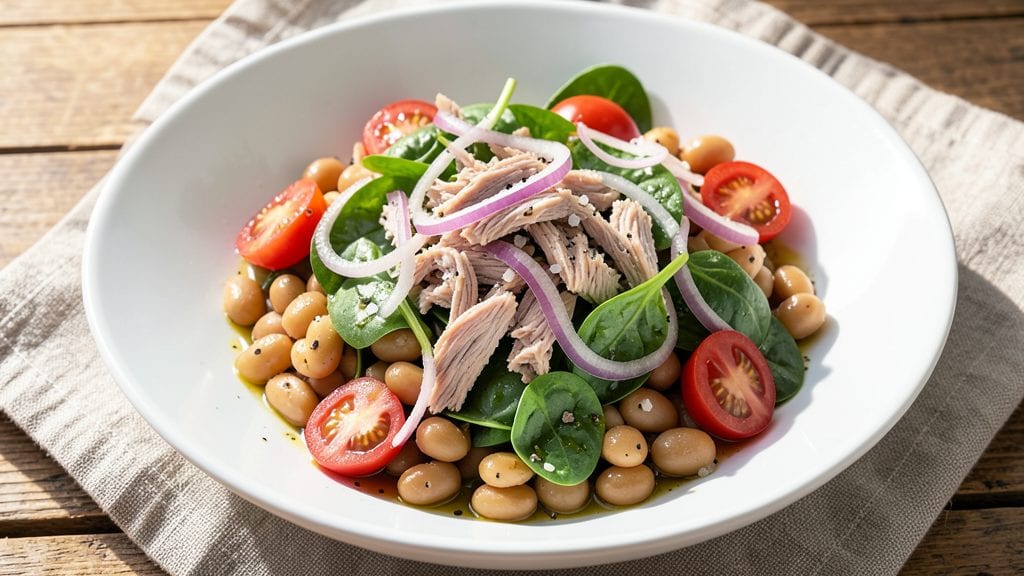 Tuna and Cannellini Bean Salad Recipe: Bright Mediterranean Crunch in 15 Minutes