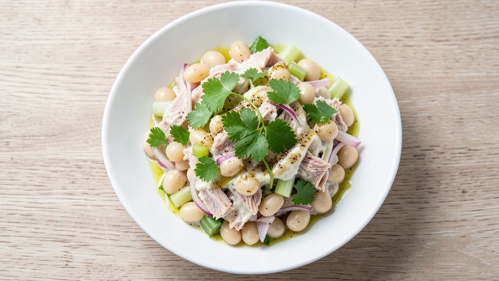 White Bean and Tuna Salad Recipe: Creamy Protein-Packed Lunch in 10 Minutes
