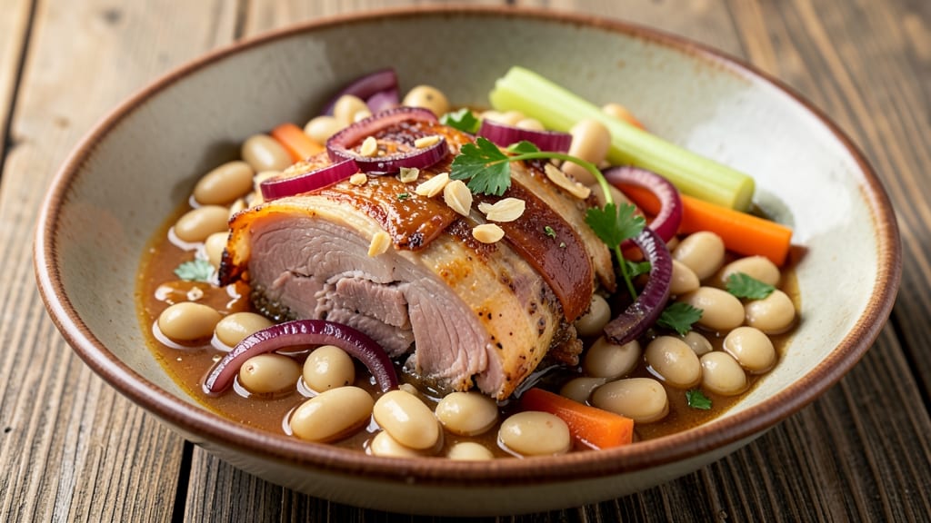 White Beans and Ham Hock Recipe: Smoky Depth and Crispy Edges